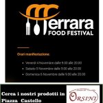 4-5-6 Novembre Ferrara Food Festival